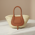 Chloé Marcie Basket · Raffia & Leather