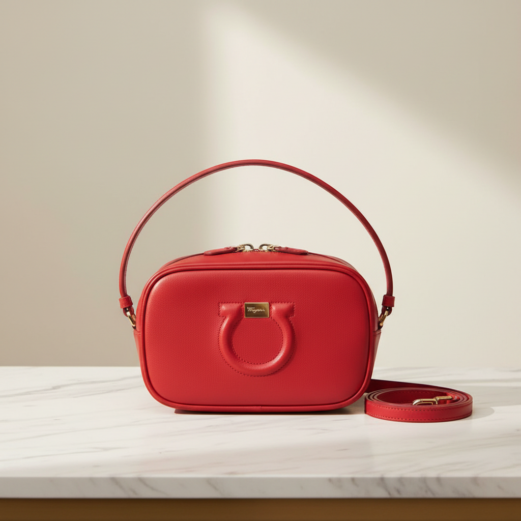 Salvatore Ferragamo Gancini · Leather