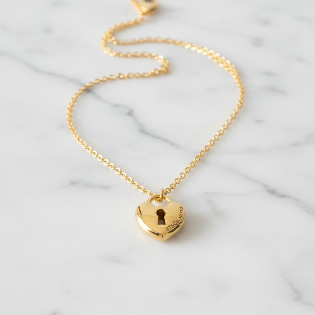 Tiffany Mini Lock Heart · Rose Gold