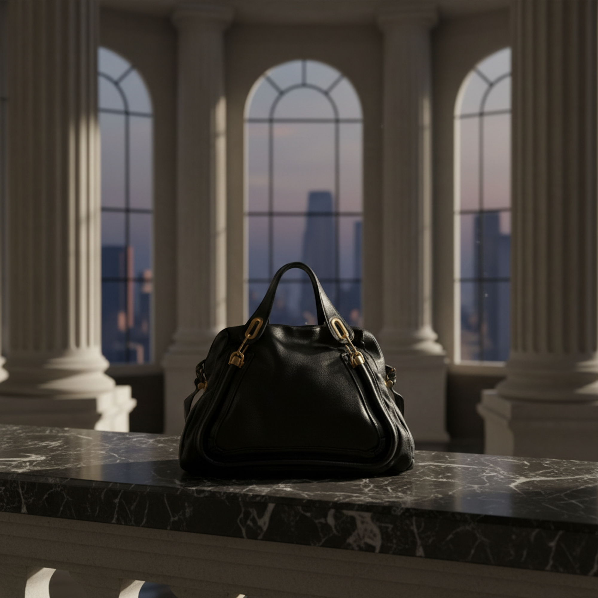 Chloé Paraty Large · Leather