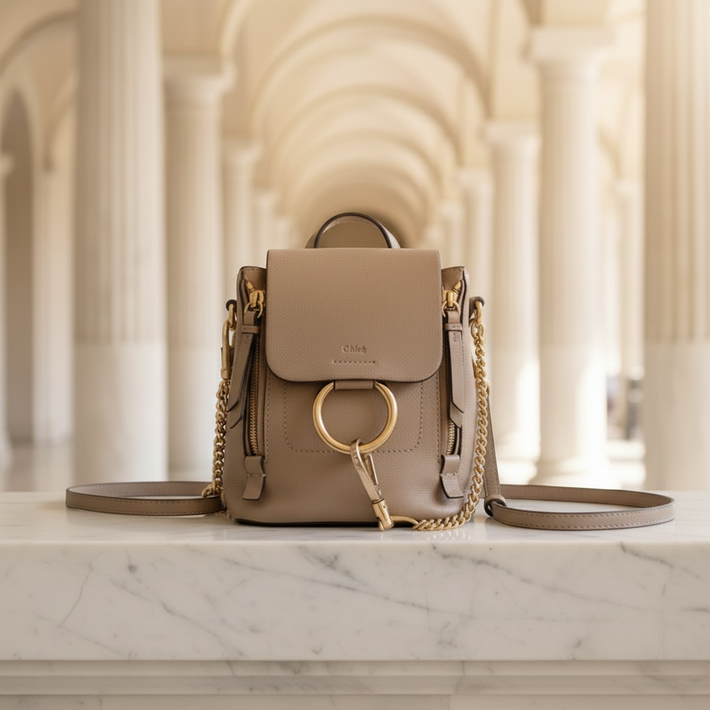 Chloé Faye · Leather & Suede Backpack