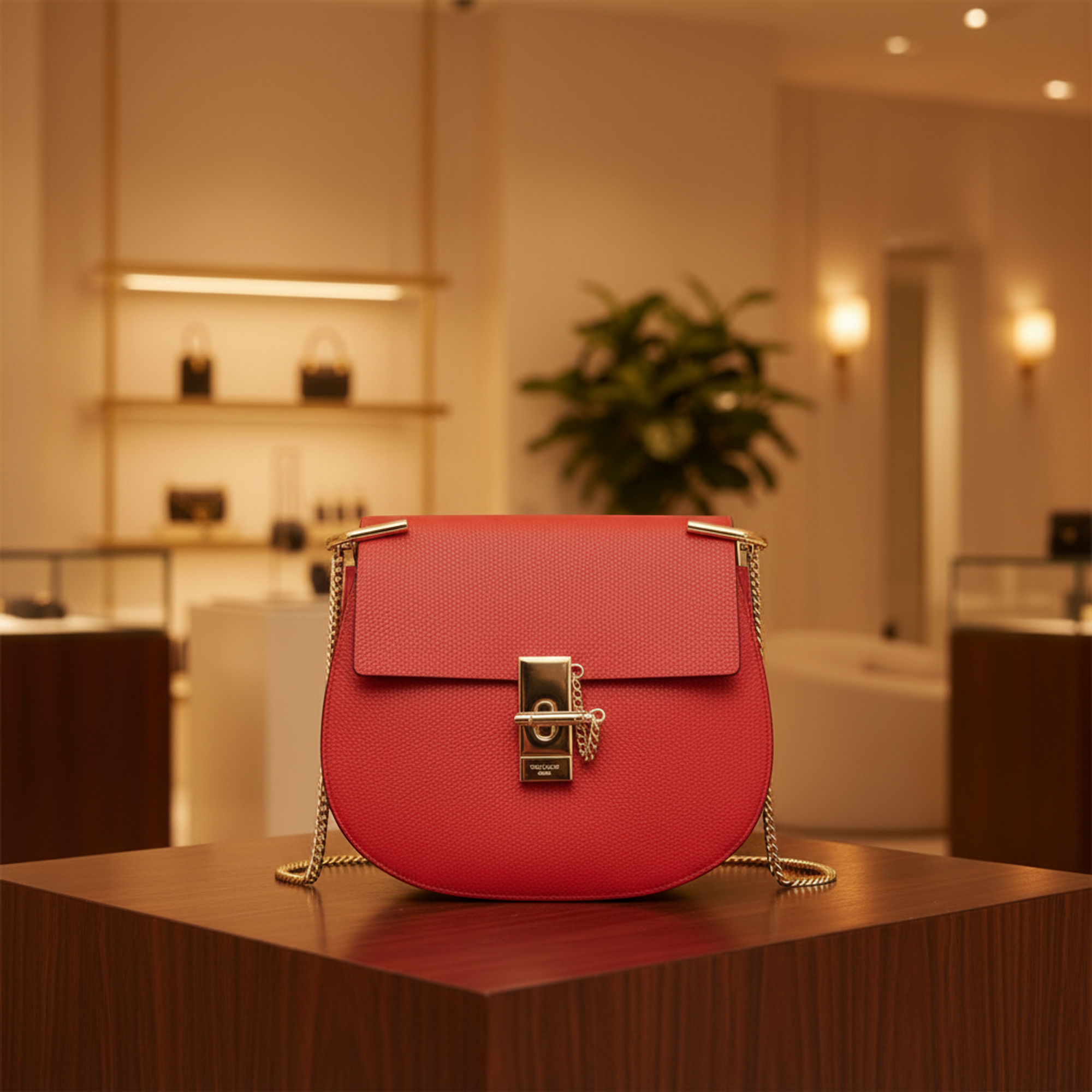 Chloé Drew · Leather Shoulder Bag