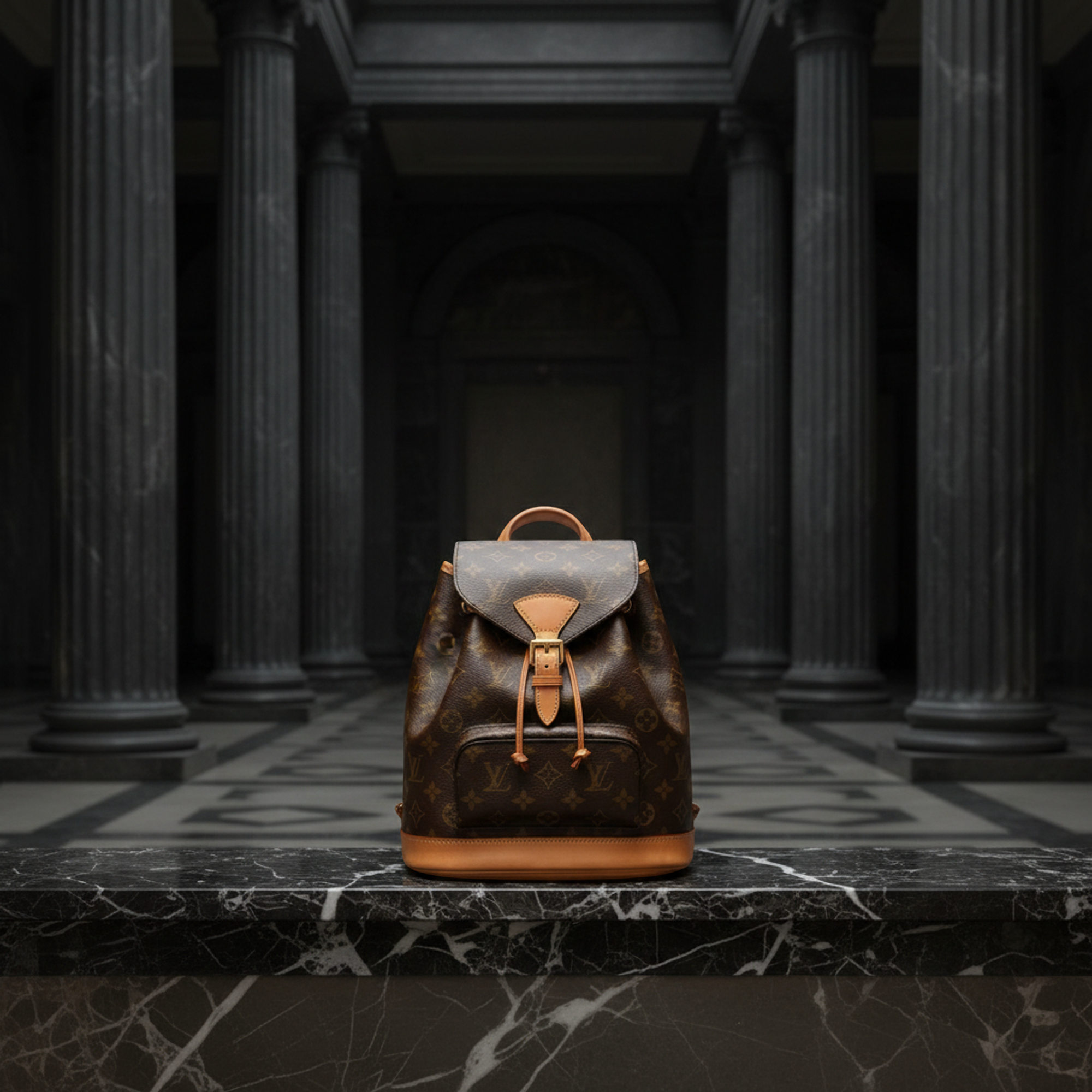 Louis Vuitton Montsouris MM · Monogram