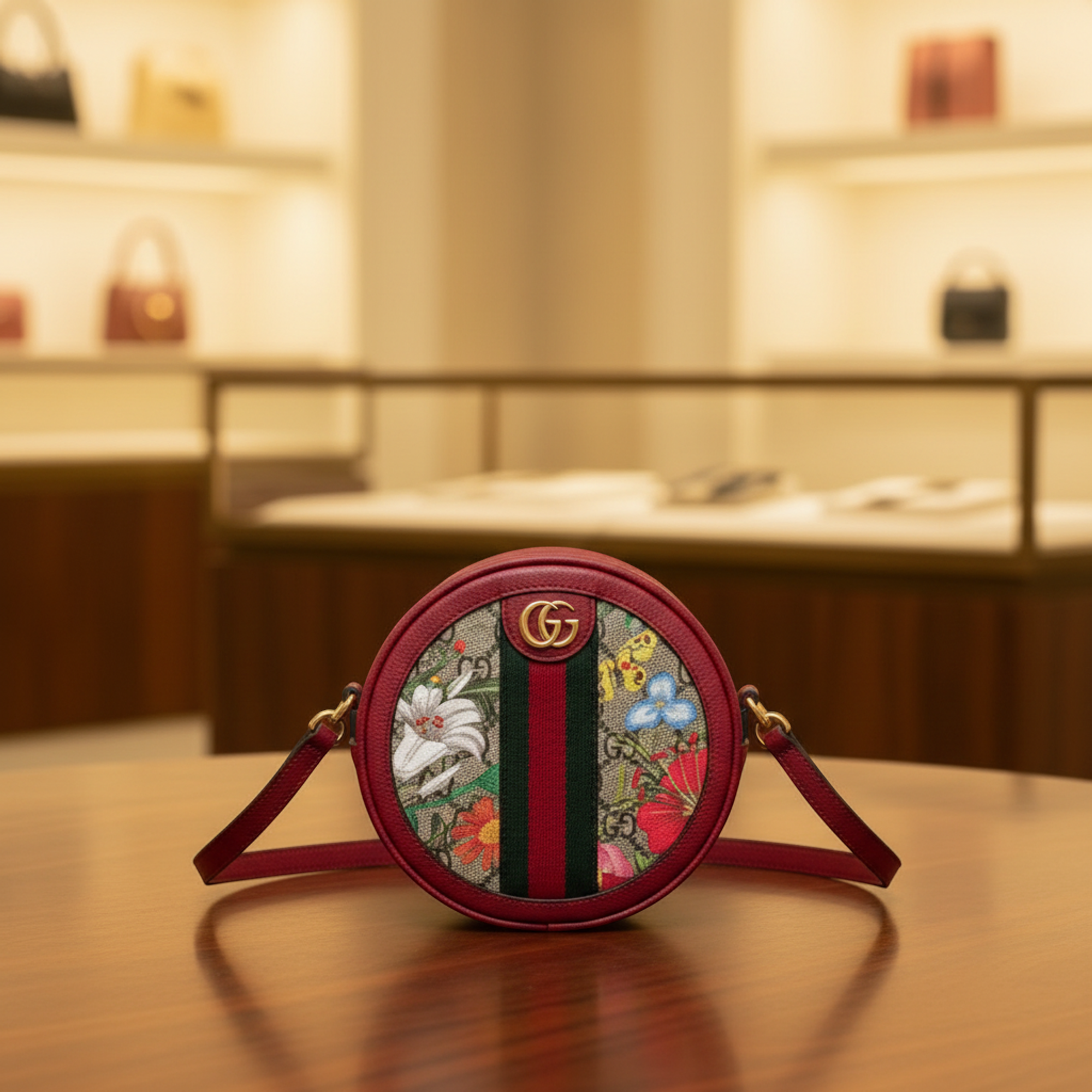 Gucci Ophidia GG Flora · Mini Backpack