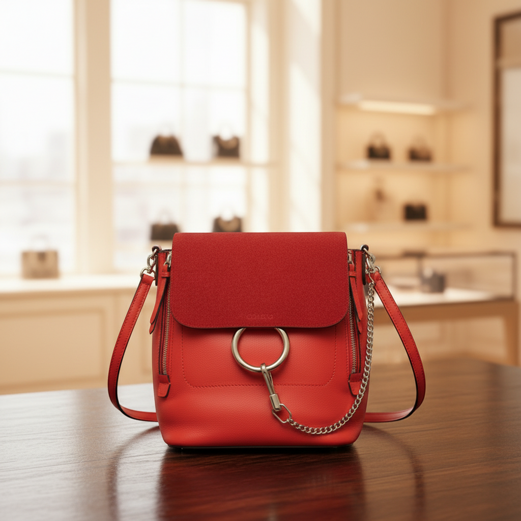 Chloé Faye · Leather & Suede Backpack