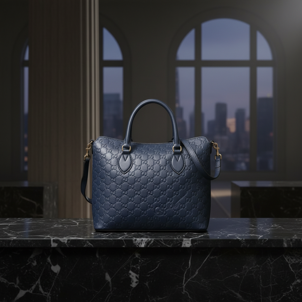 Gucci Guccissima · Calfskin · Gold Hardware
