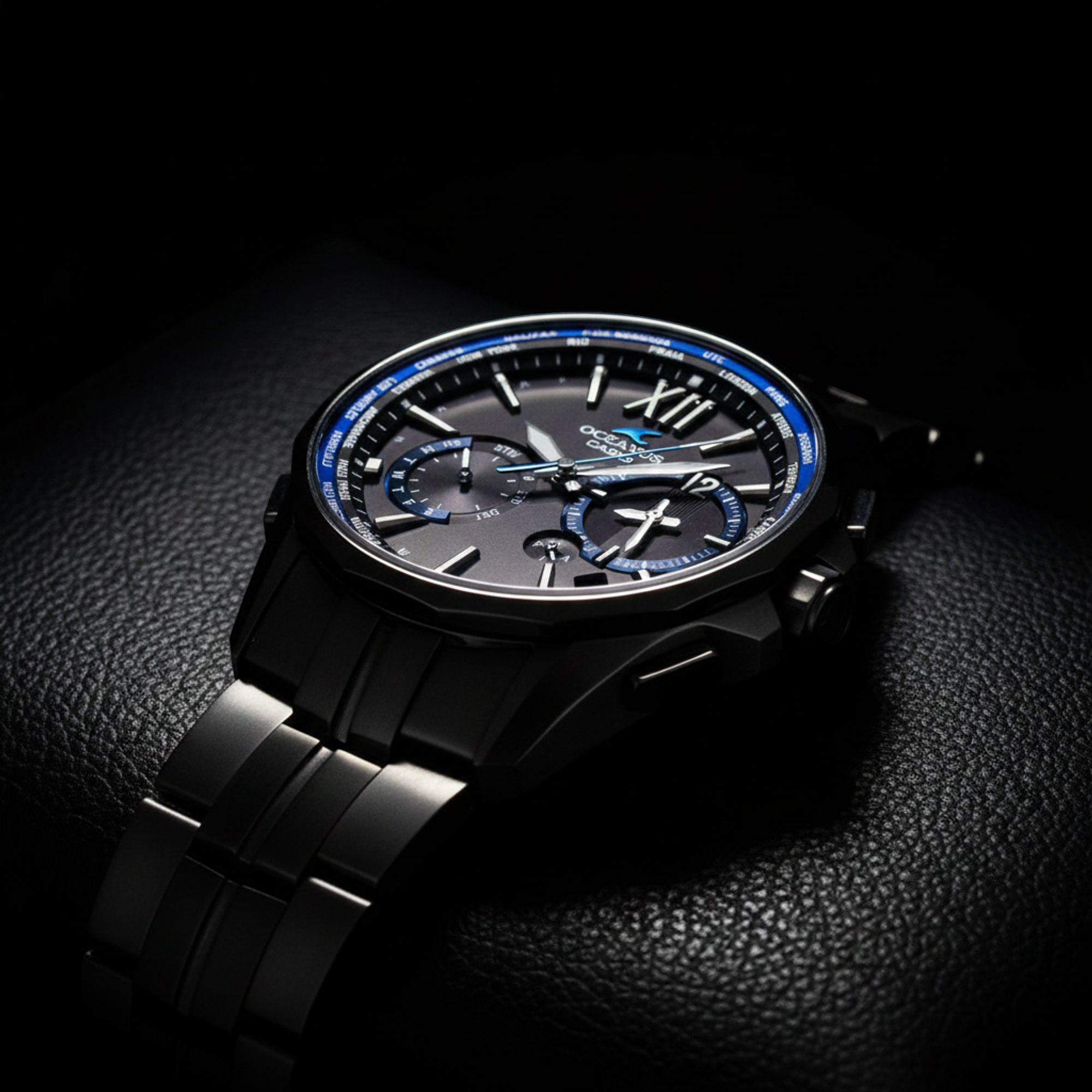 Casio Oceanus Manta · Titanium · Solar