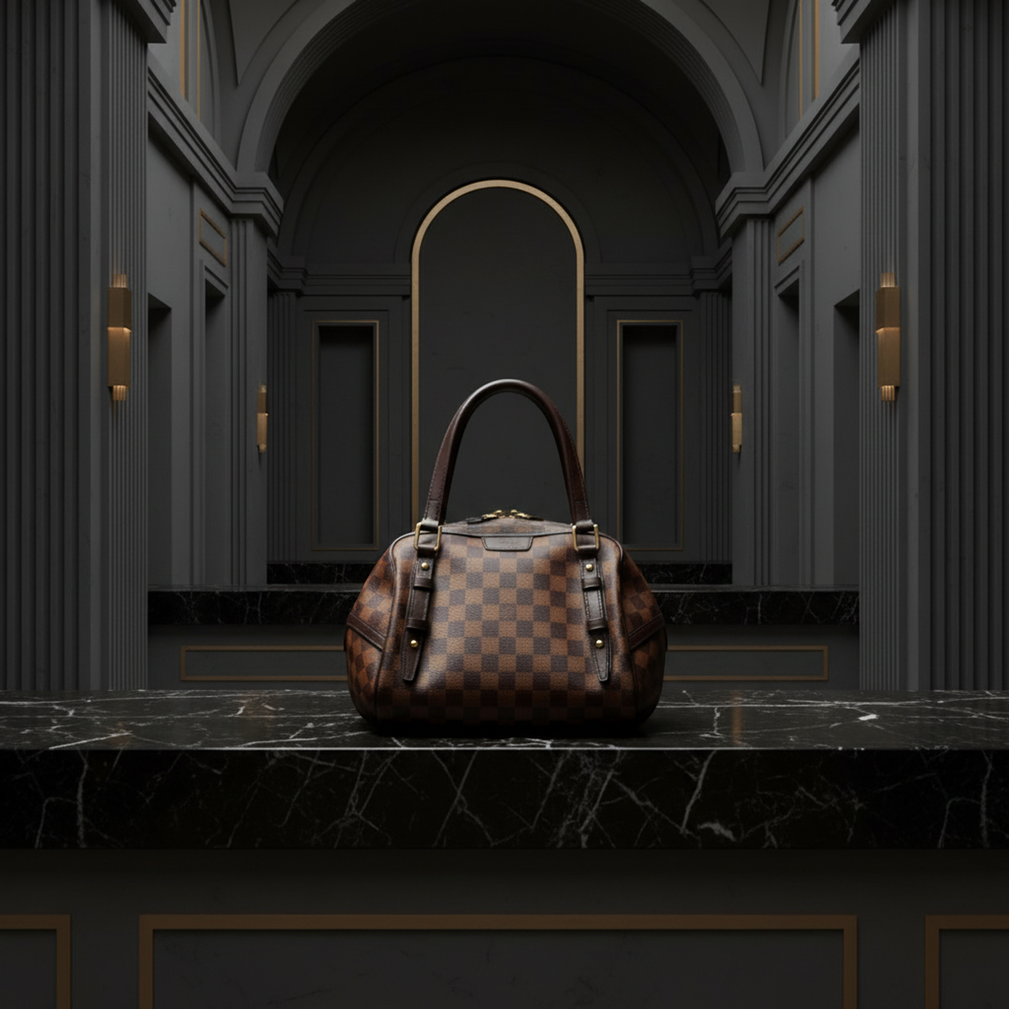 Louis Vuitton Damier Rivington PM