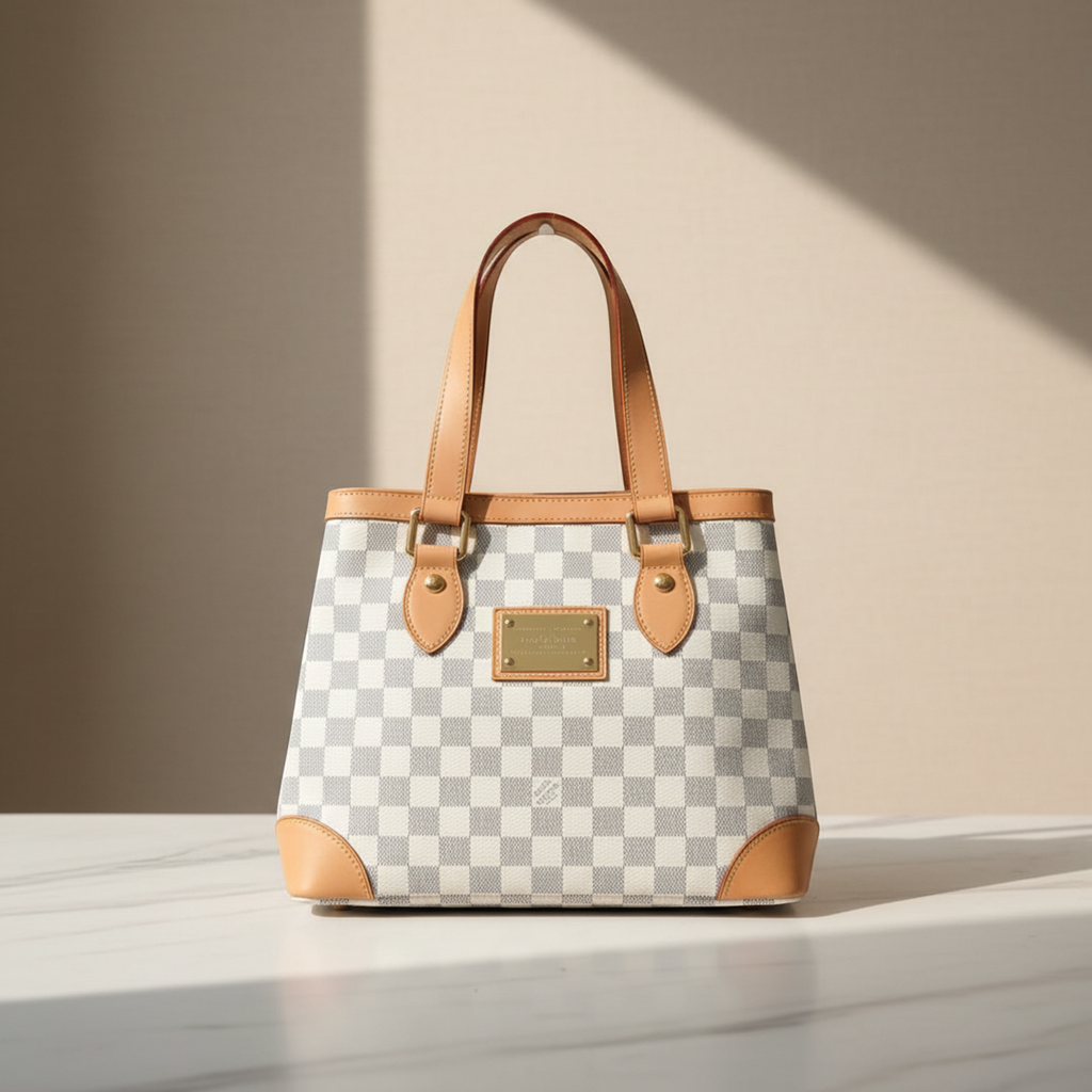 Louis Vuitton Hampstead PM · Damier Azur