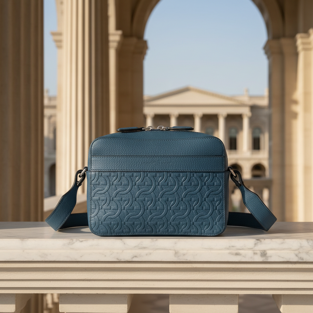 Salvatore Ferragamo Gancini · Leather Clutch