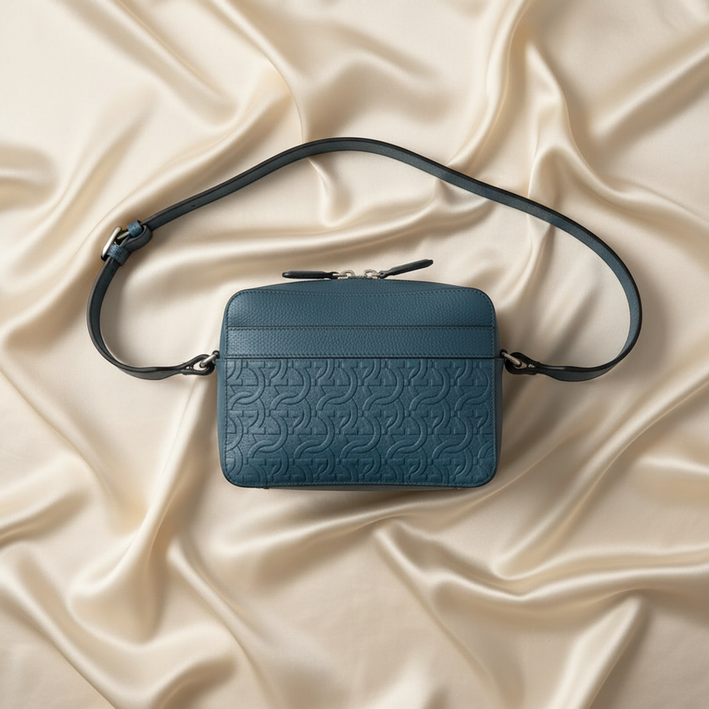 Salvatore Ferragamo Gancini · Leather Clutch