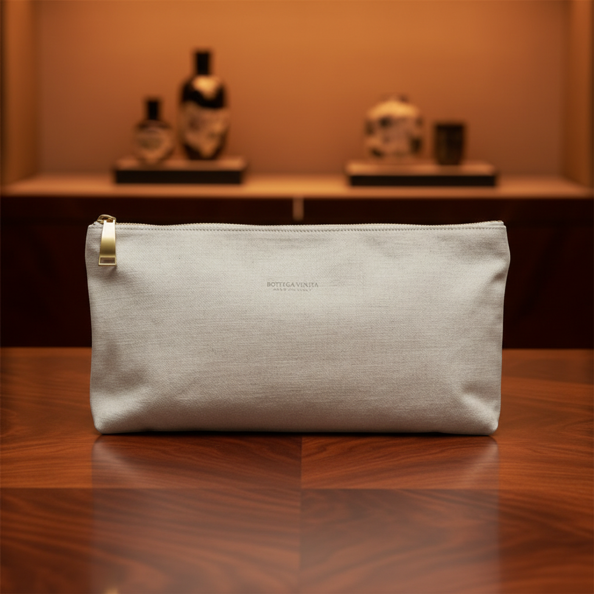 Bottega Veneta Canvas Pouch