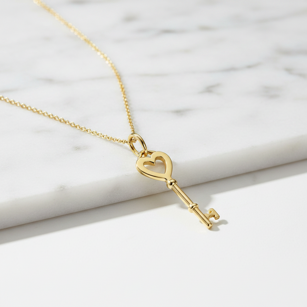 Tiffany Heart Key · 18K Yellow Gold