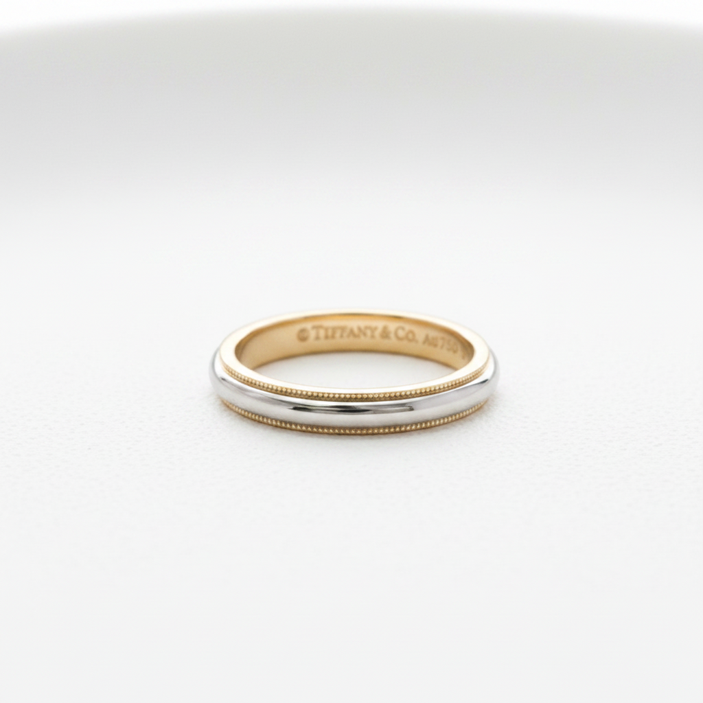Tiffany Milgrain · Rose Gold & Platinum