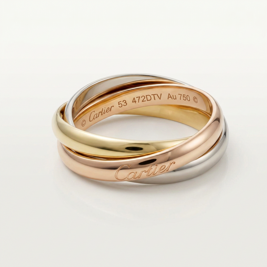 Cartier Trinity · Three Gold