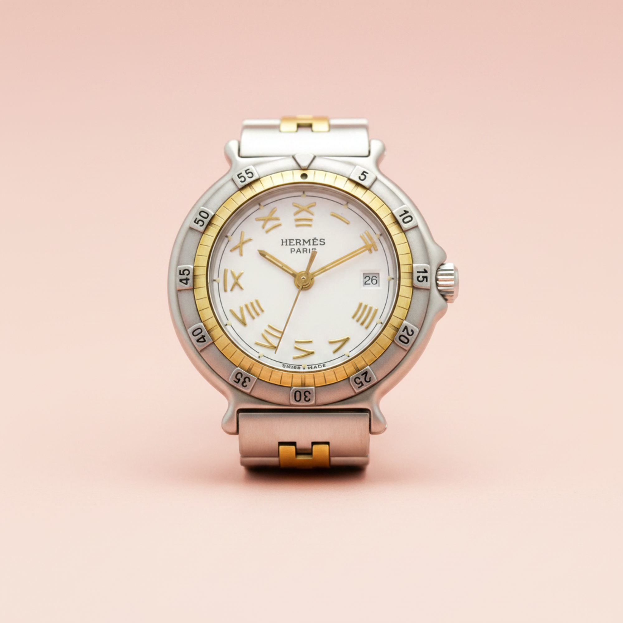 Hermès Captain Nimo · Gold Plated Steel