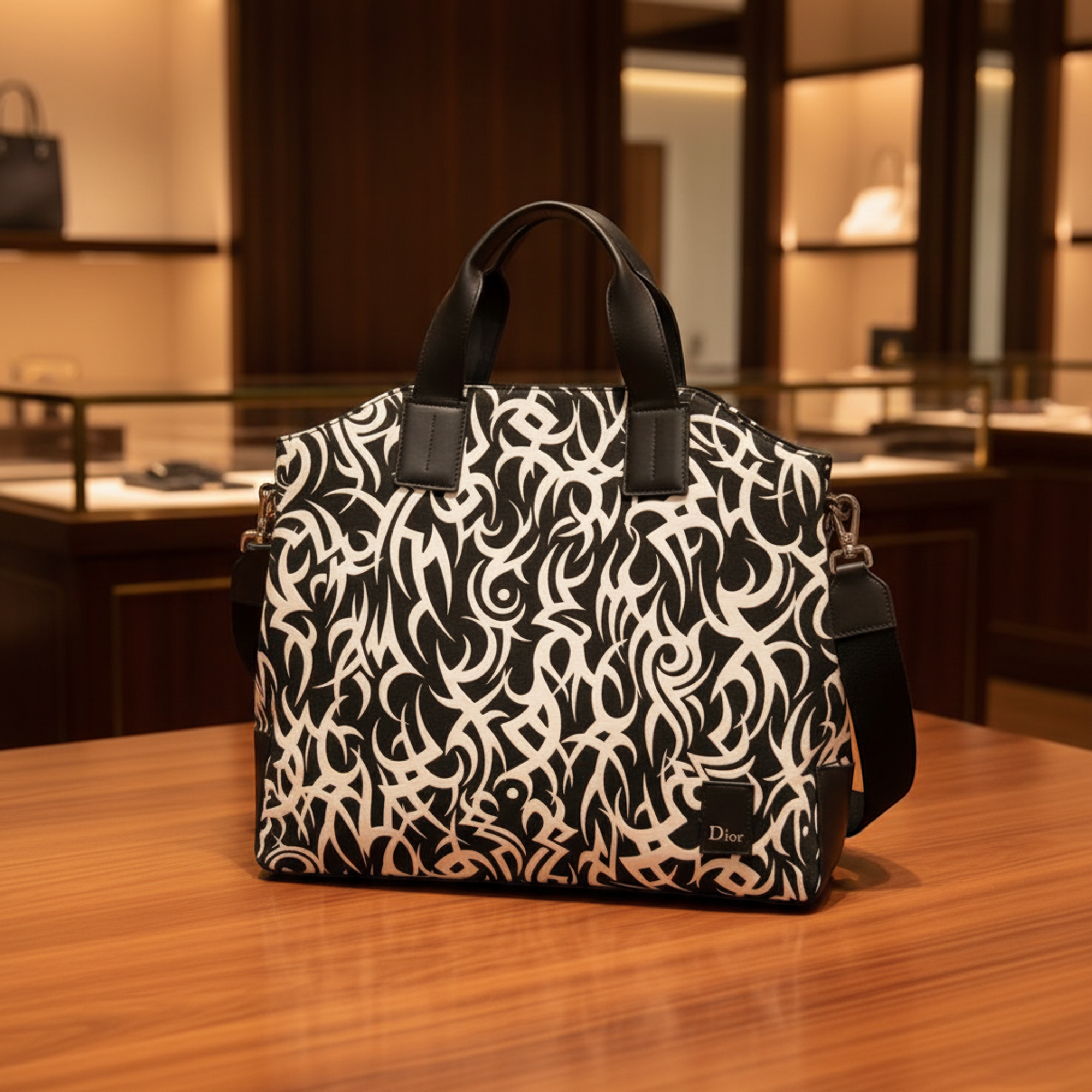 Dior Homme Tribal Motifs · Nylon & Leather