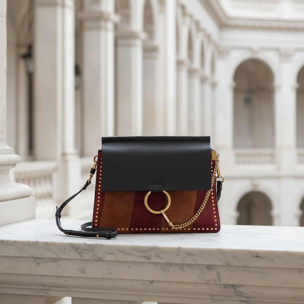 Chloé Faye Medium · Suede & Leather