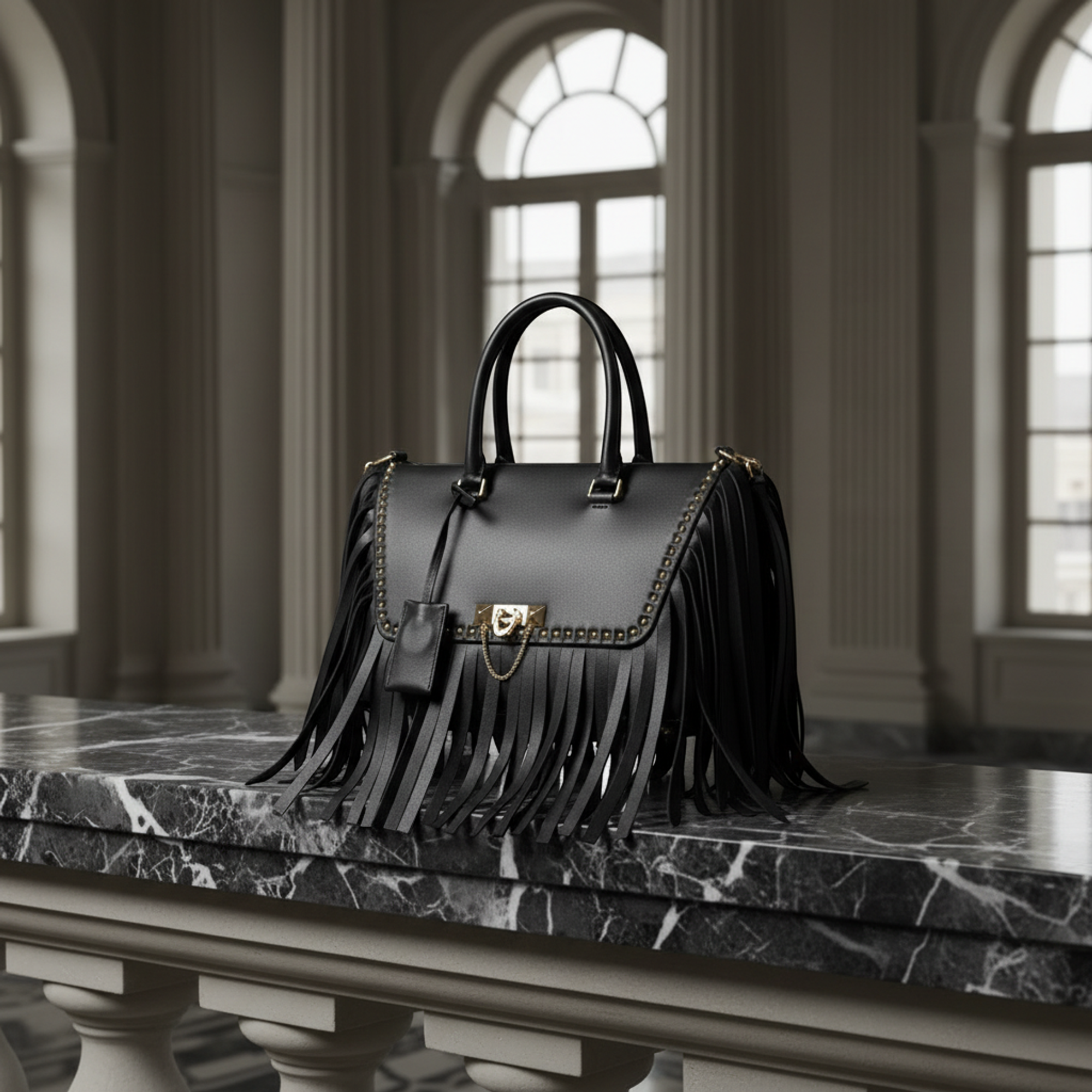 Valentino Garavani Demiloon · Leather