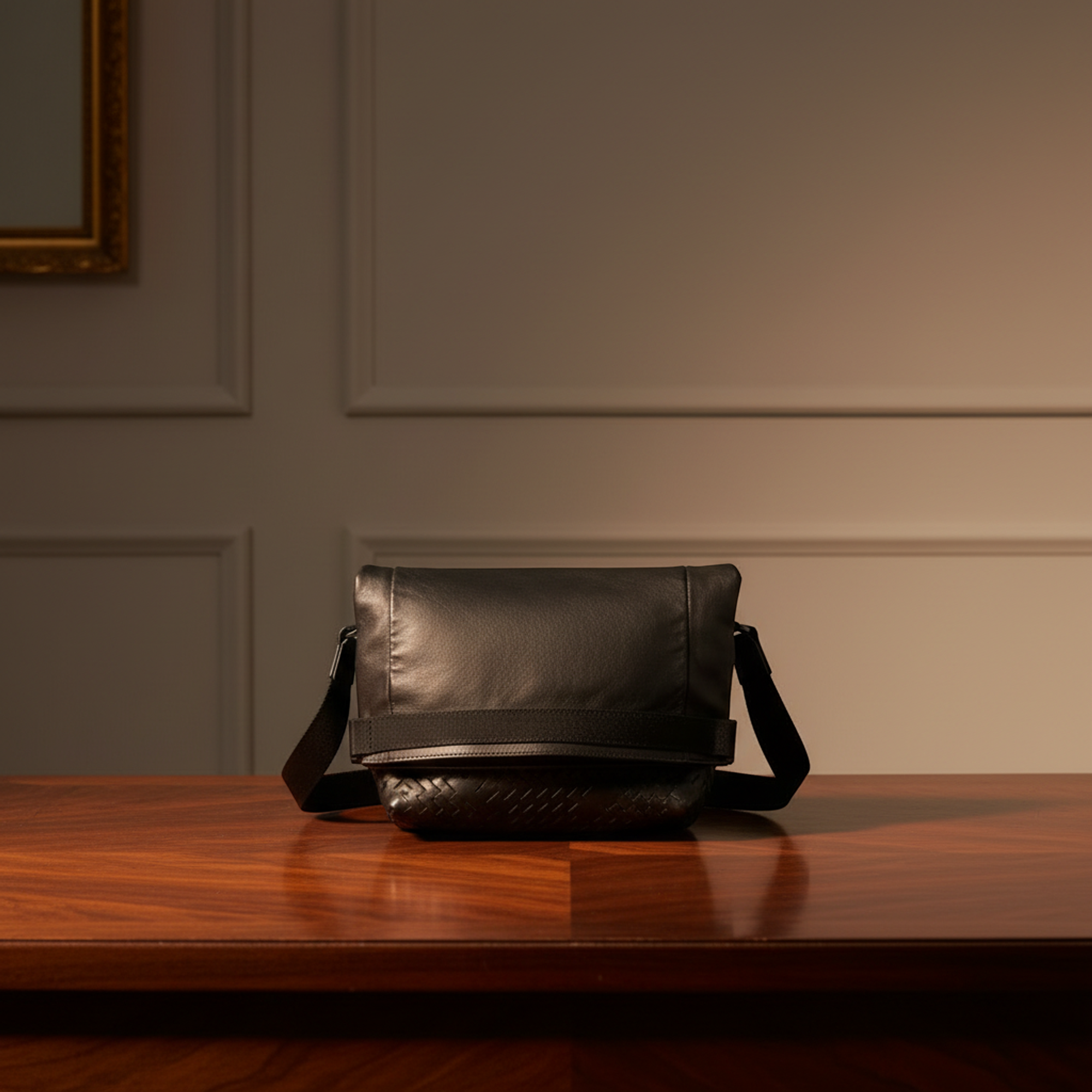 Bottega Veneta Perforated Leather Belt Bag