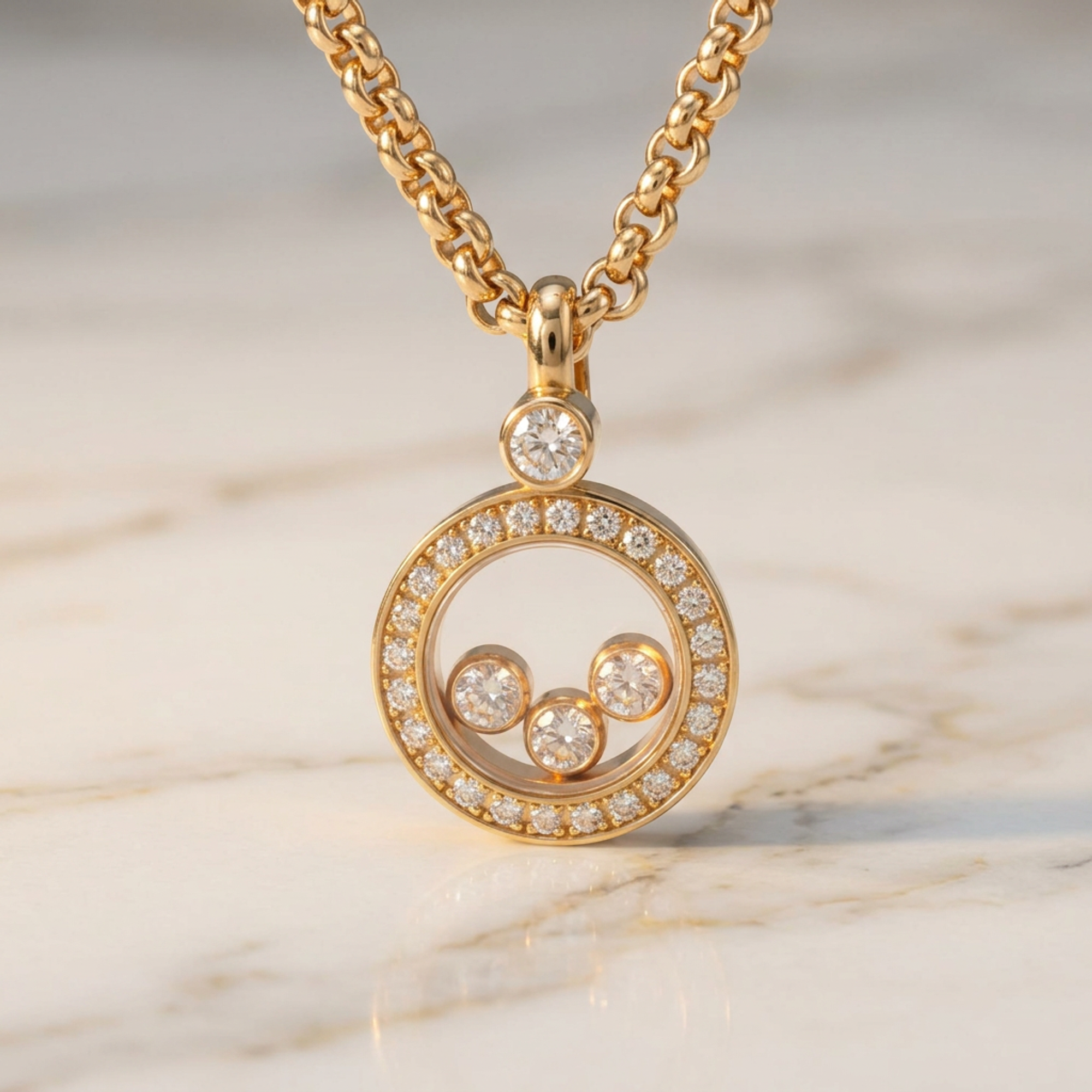 Chopard Happy Diamonds · Rose Gold