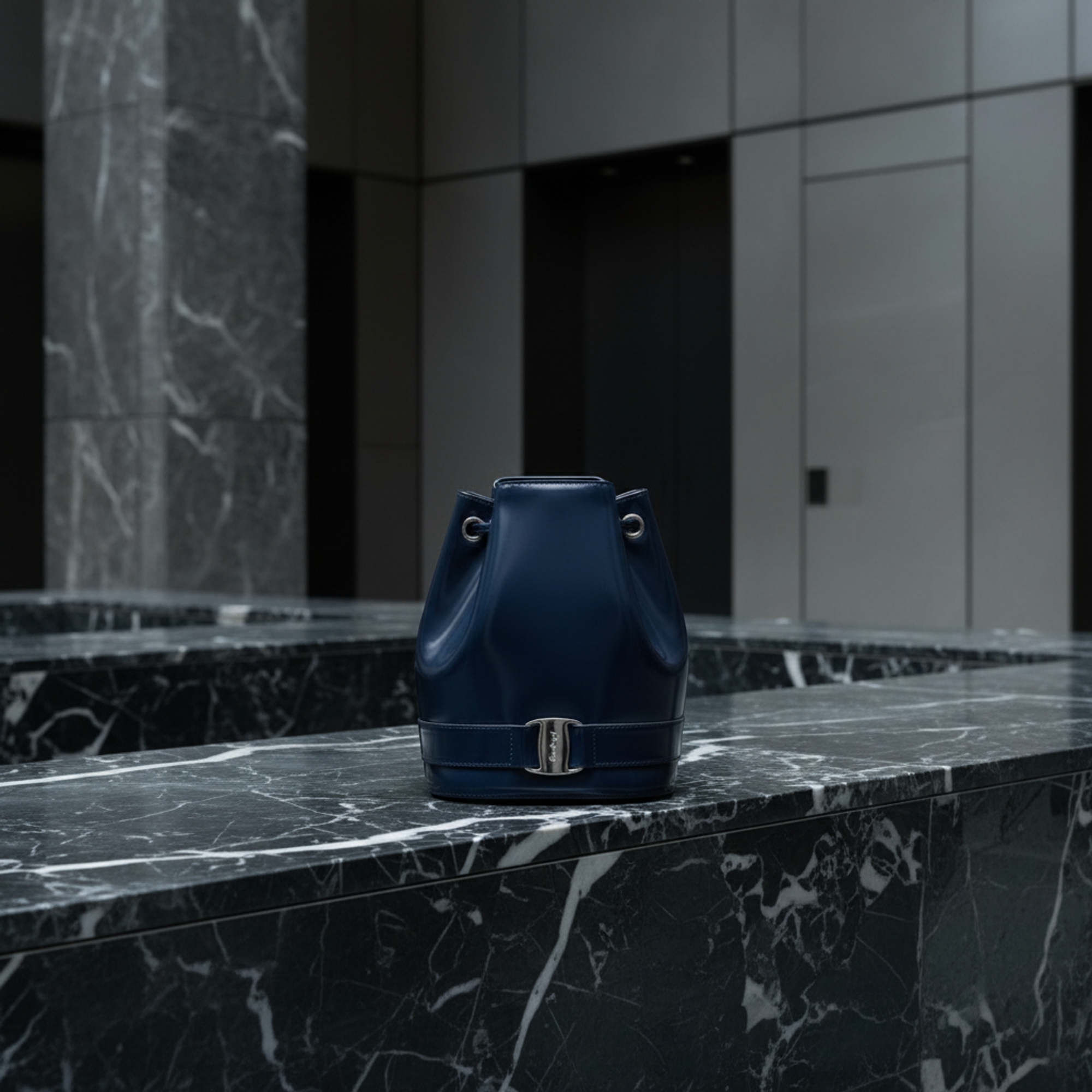 Salvatore Ferragamo Vara · Enamel Leather
