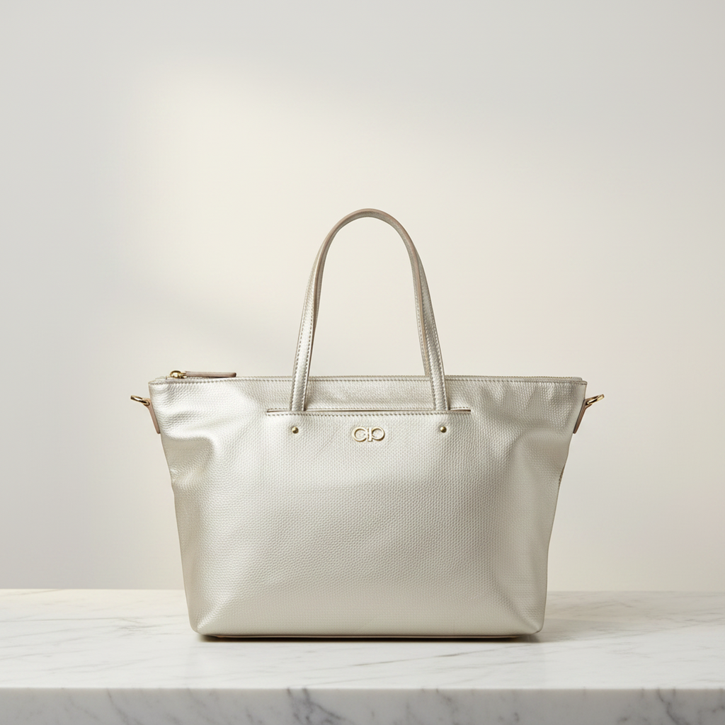 Salvatore Ferragamo Gancini · Leather Tote