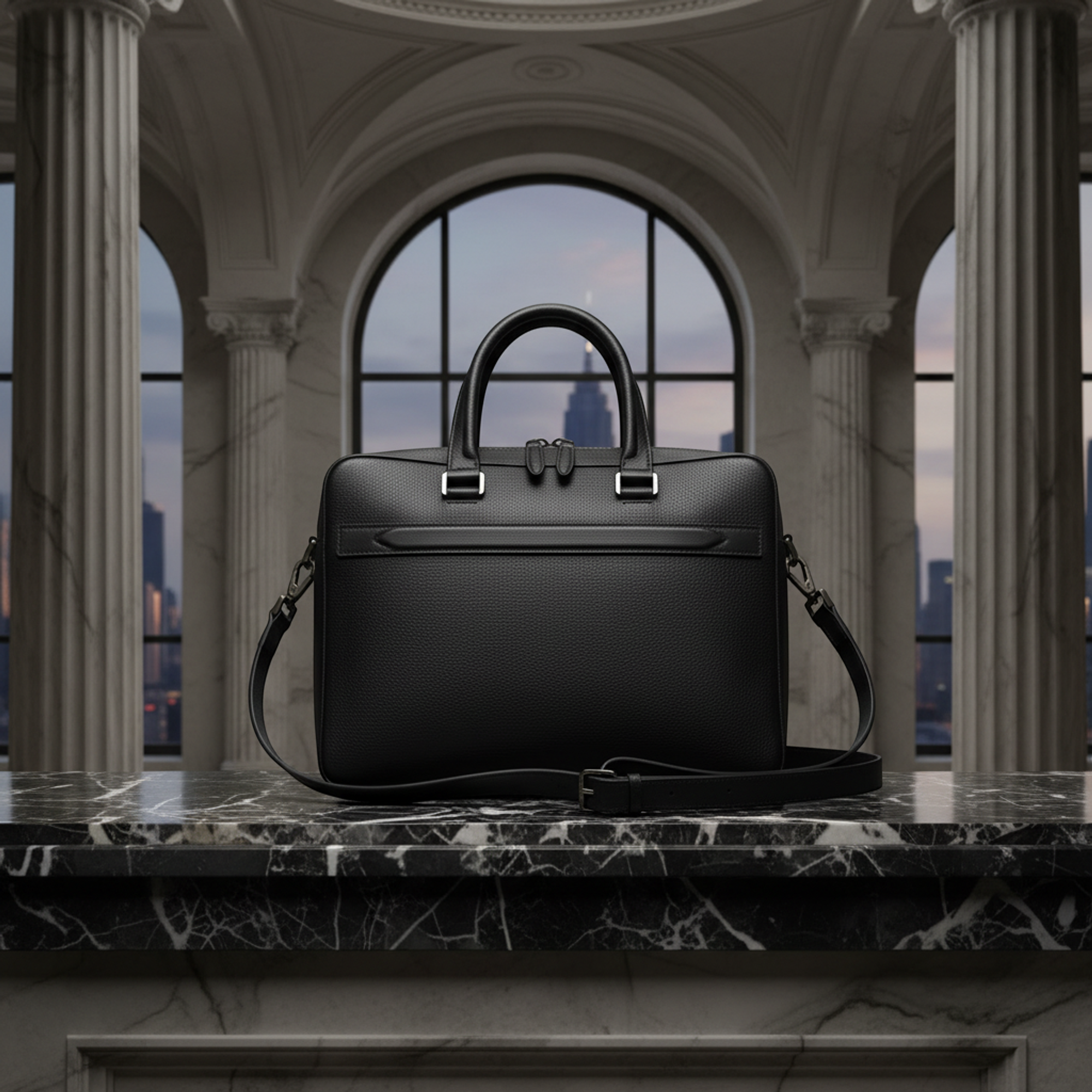 Salvatore Ferragamo · Leather Briefcase