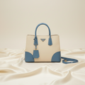 Prada Saffiano Double Bag · Medium