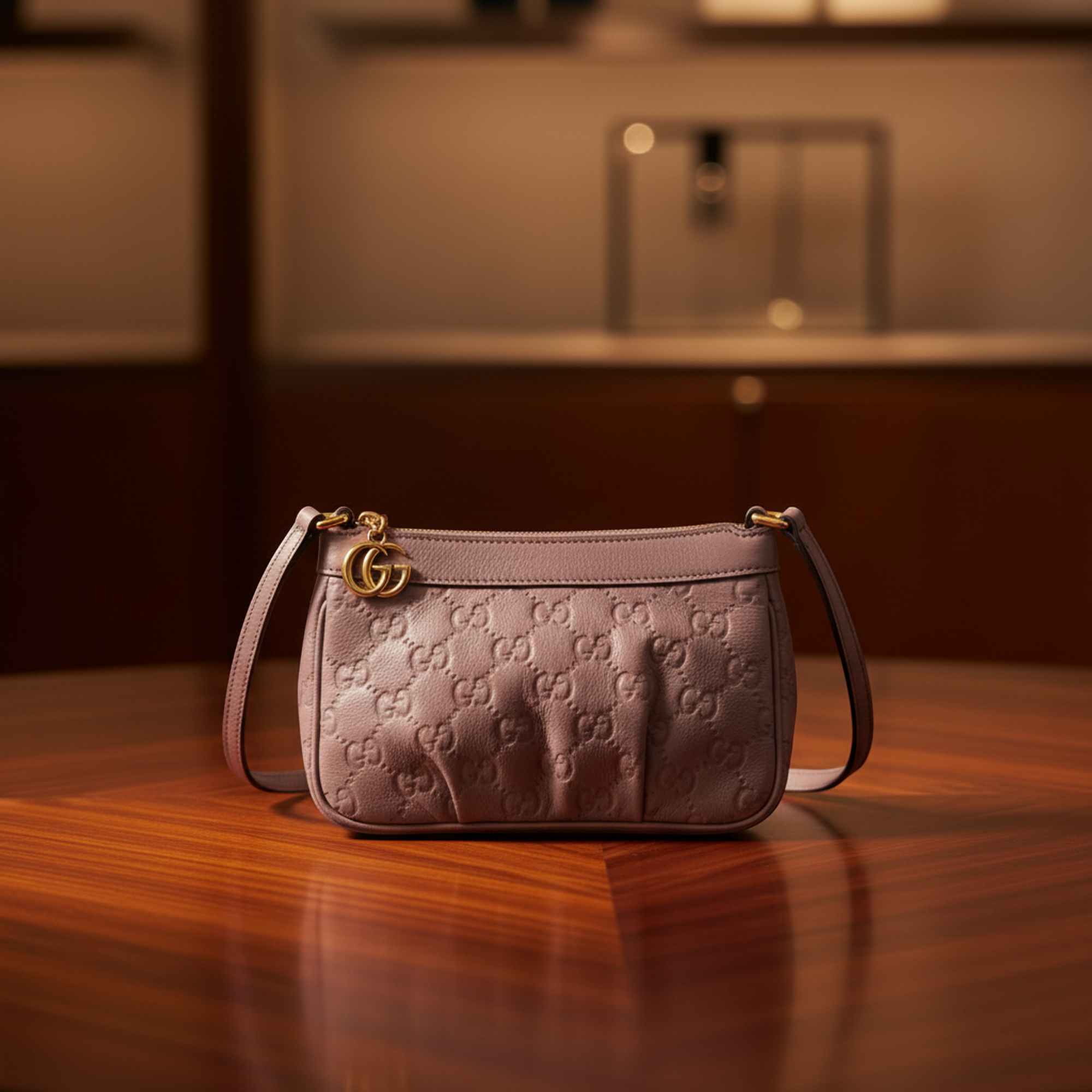 Gucci Guccissima · Leather Shoulder Bag