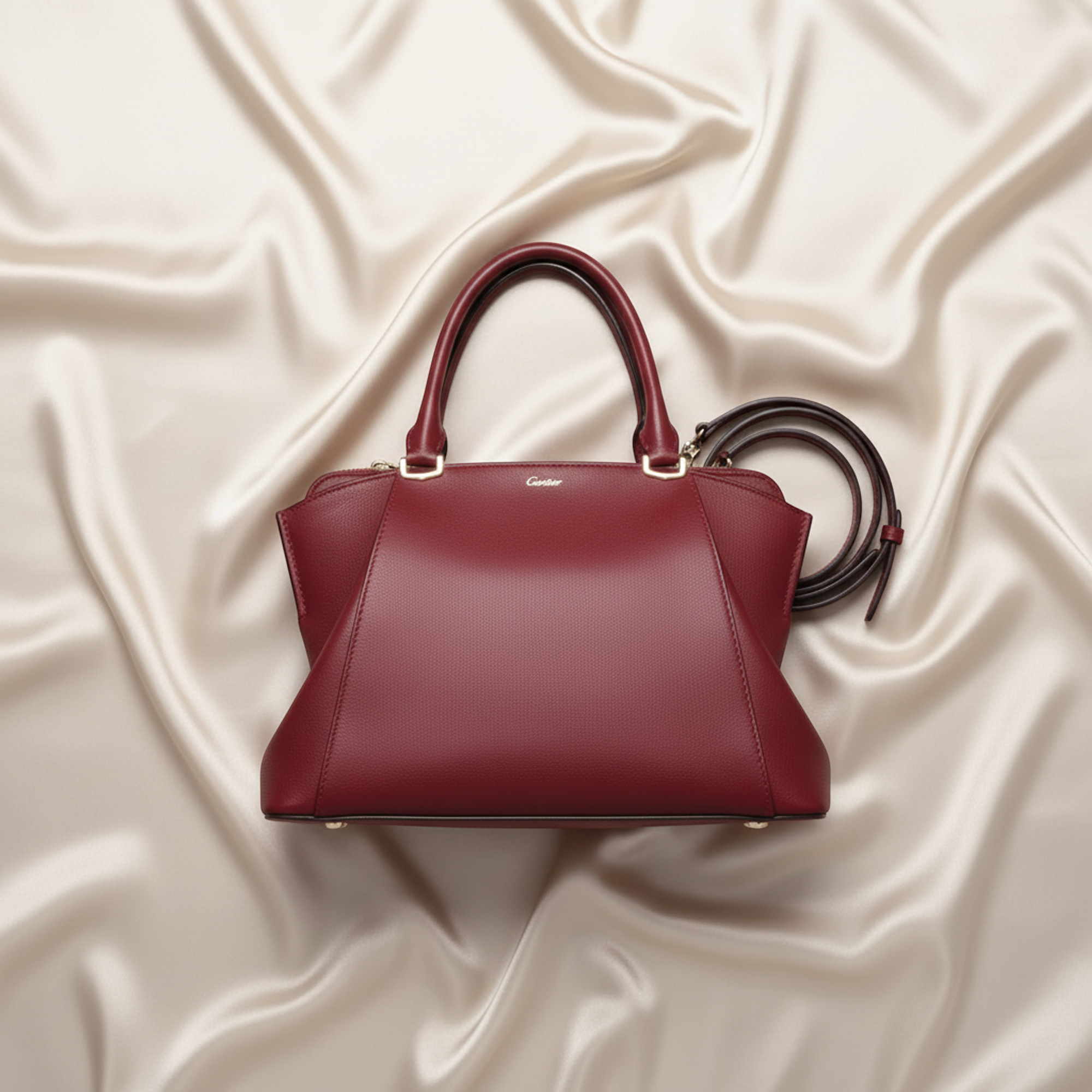 Cartier C de Cartier · Leather Shoulder Bag