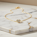 AHKAH Heart Pavé · 18K Yellow Gold · Diamond
