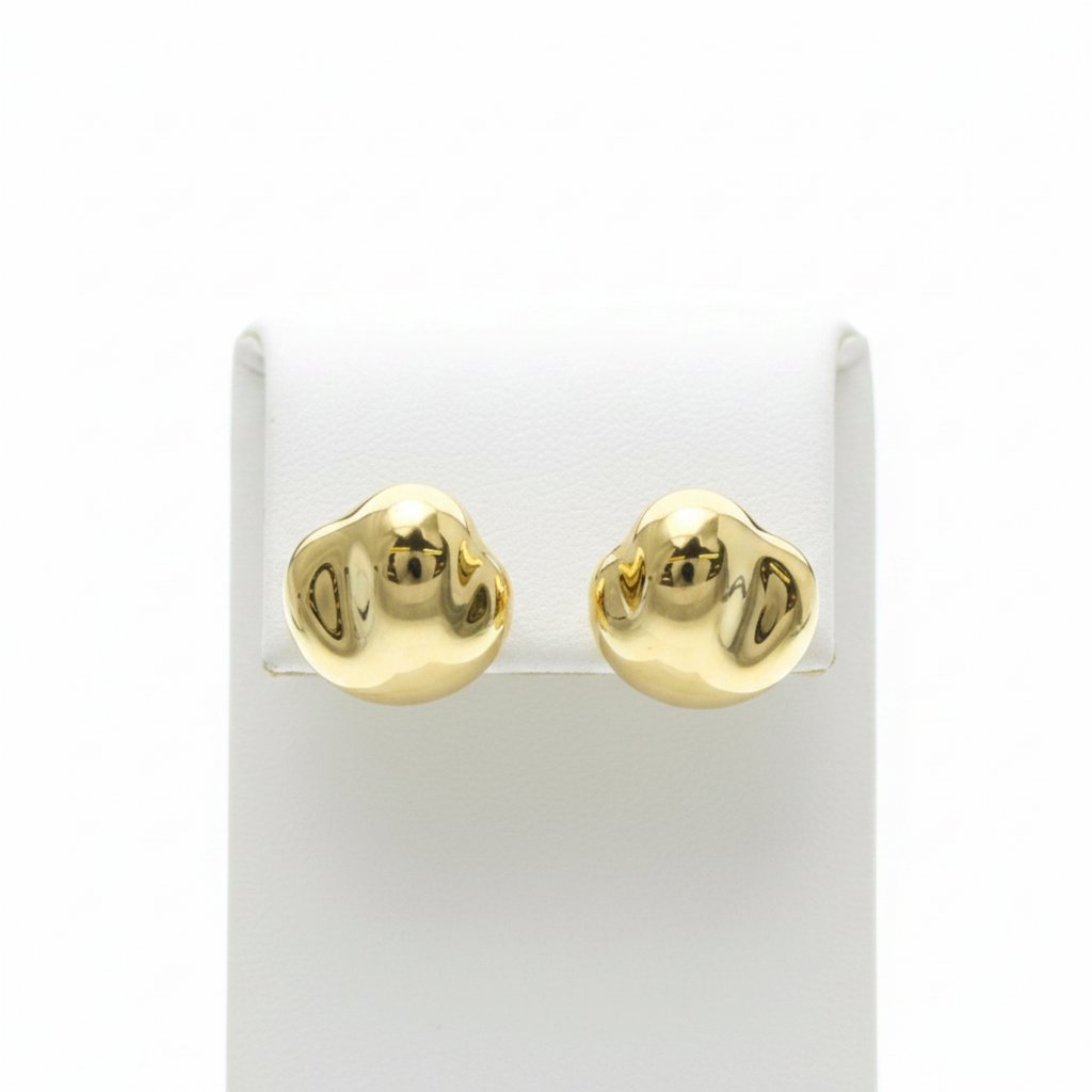 Tiffany Nugget · 18K Yellow Gold Earrings