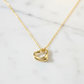 Tiffany Open Heart · 18K Yellow Gold