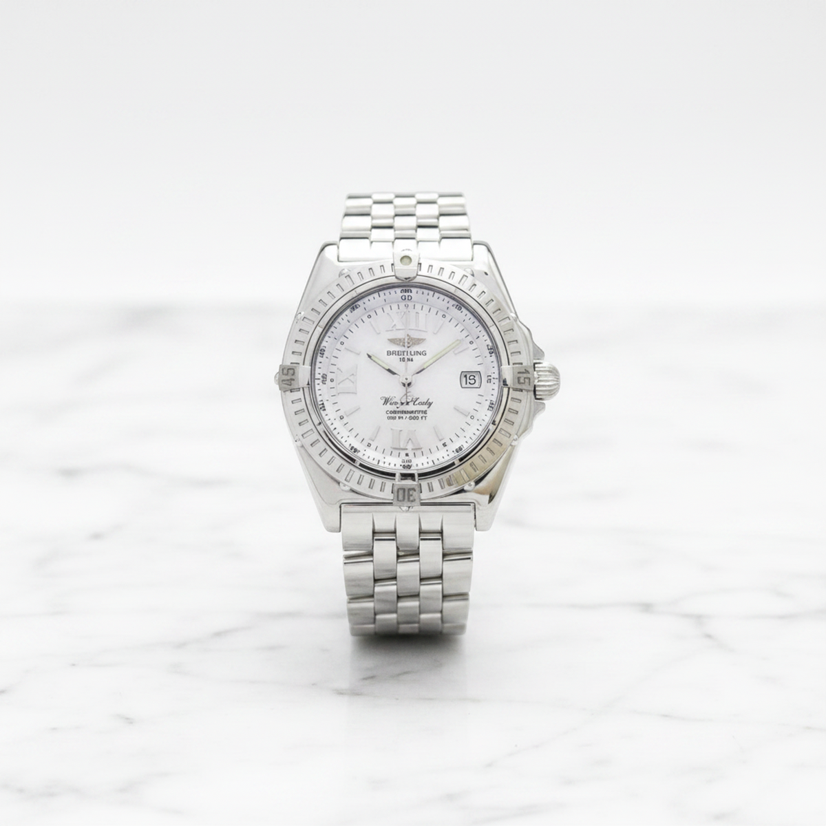 Breitling Wings · Mother-of-Pearl · Steel