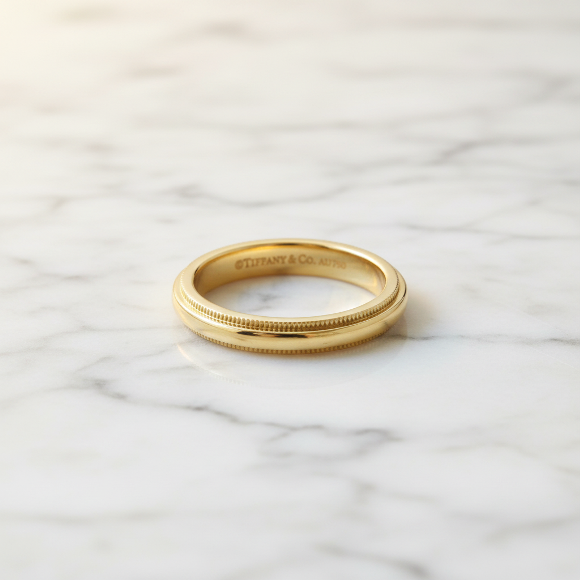 Tiffany Milgrain · 18K Yellow Gold