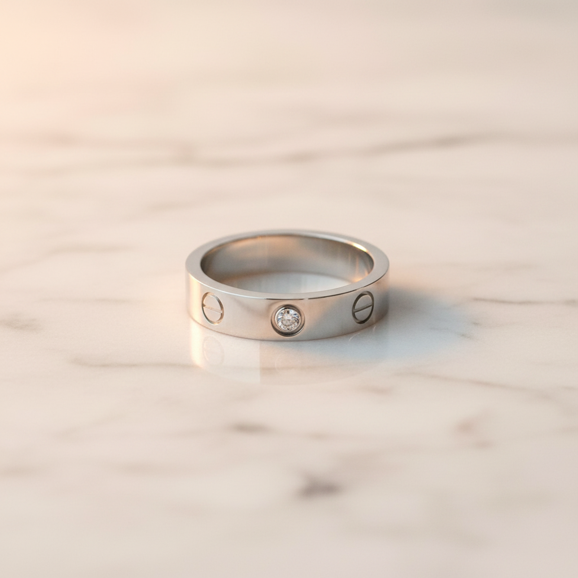 Cartier Mini Love · 18K White Gold