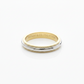 Tiffany Milgrain · Platinum & 18K Gold