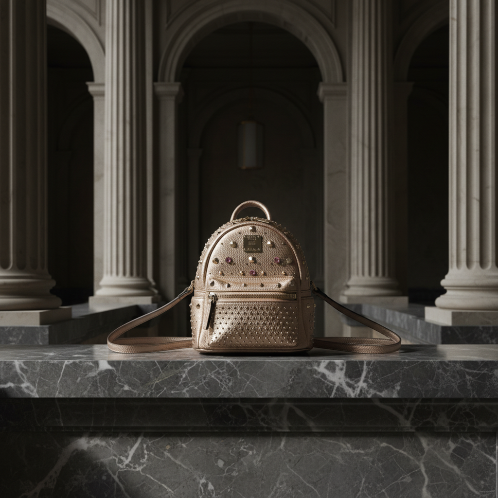 MCM Bebe Boo · Rose Gold Leather