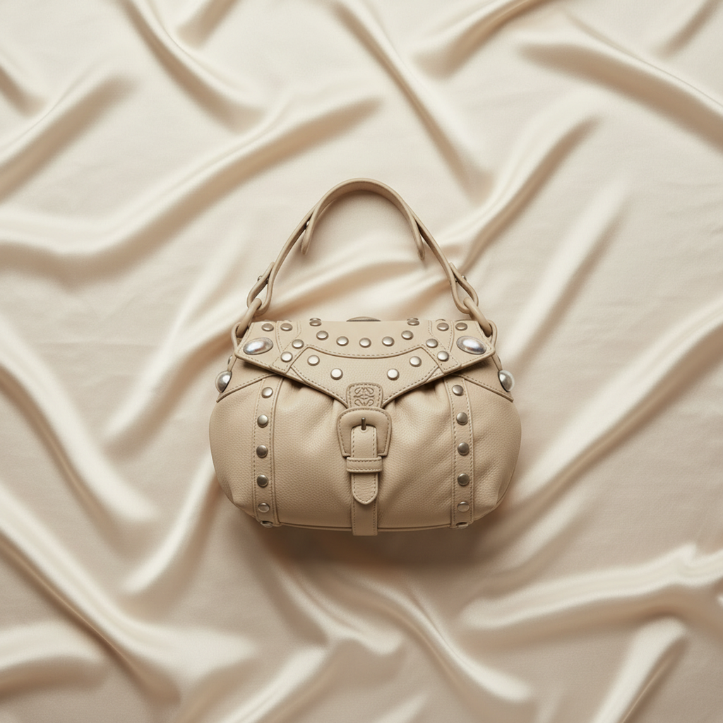 Loewe Belt Flap · Beaded Suede