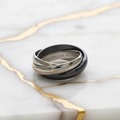 Cartier Trinity · 18K White Gold & Ceramic