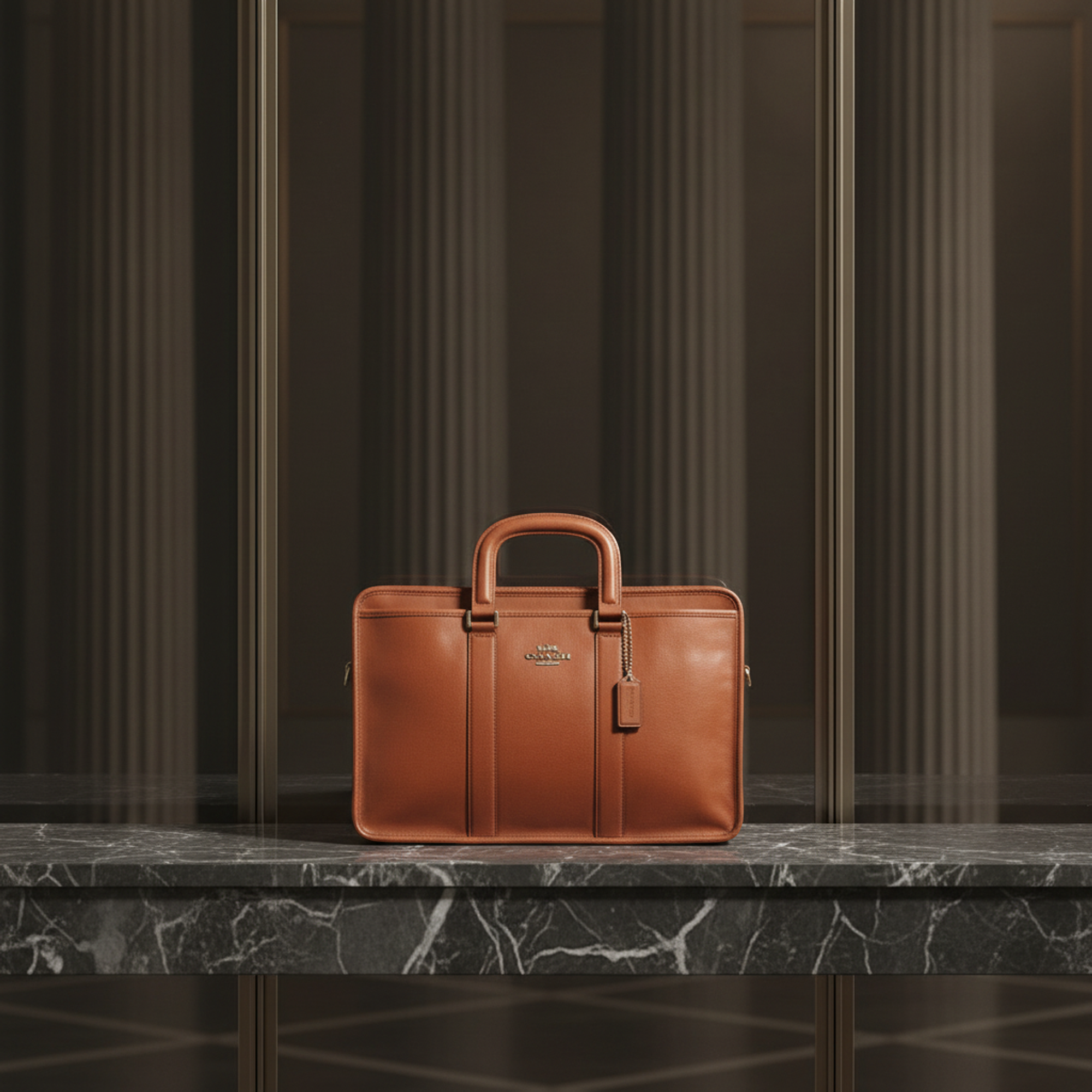 Coach Embassy Brief · Leather