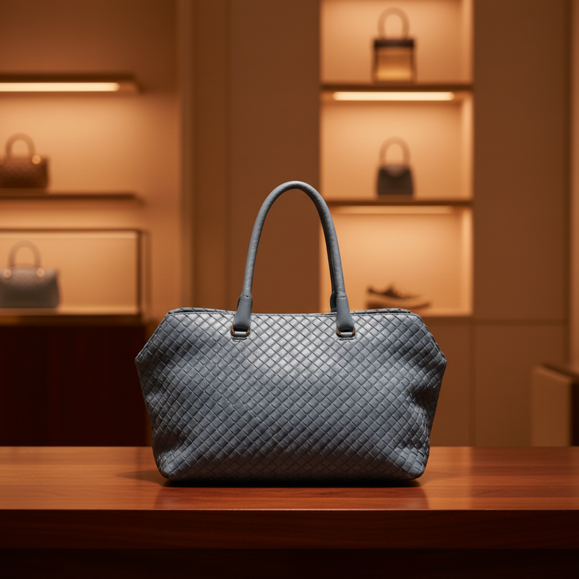 Bottega Veneta Intrecciato · Boston Bag