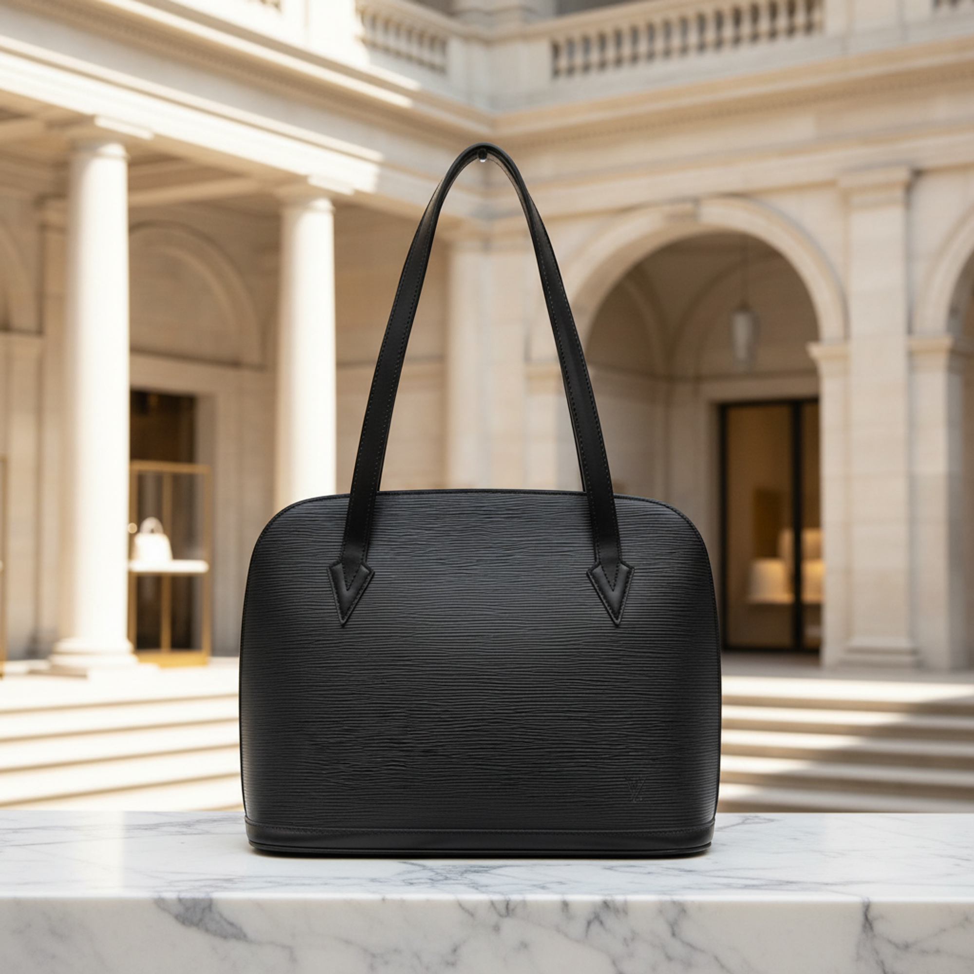 Louis Vuitton Epi Lussac Shoulder Bag