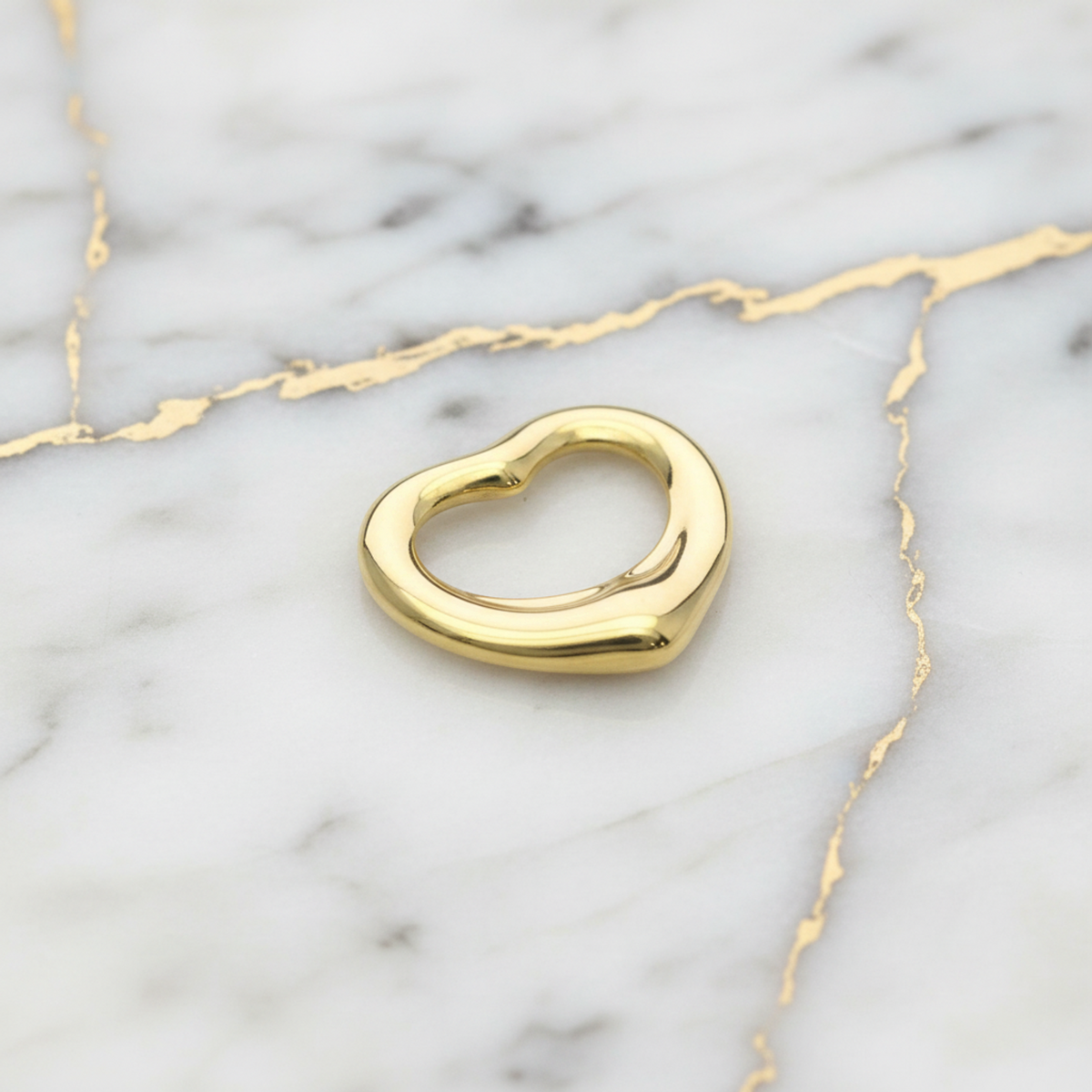 Tiffany Open Heart · 18K Yellow Gold
