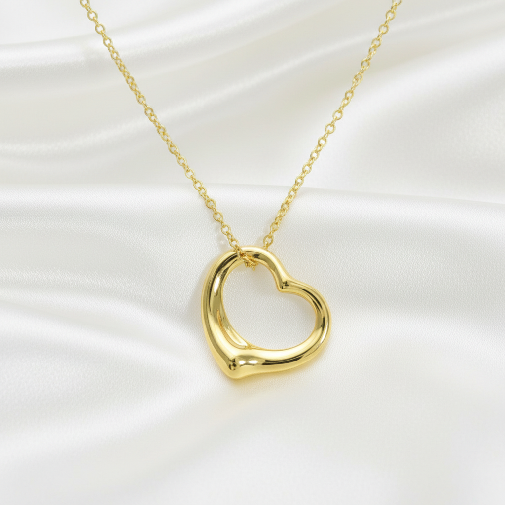 Tiffany Open Heart · 18K Yellow Gold
