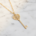 Tiffany Enchanted Heart Key · Rose Gold