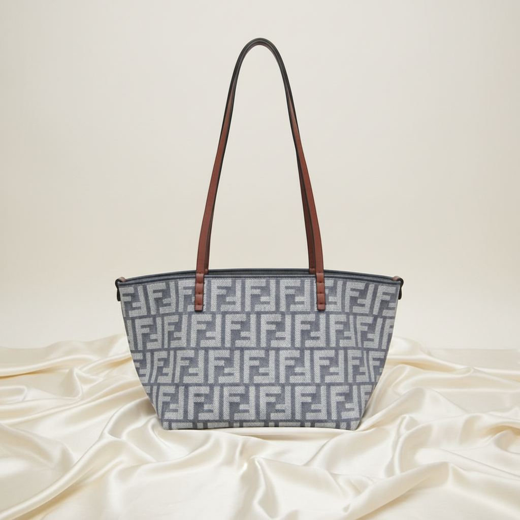 Fendi Roll · Reversible Canvas Tote