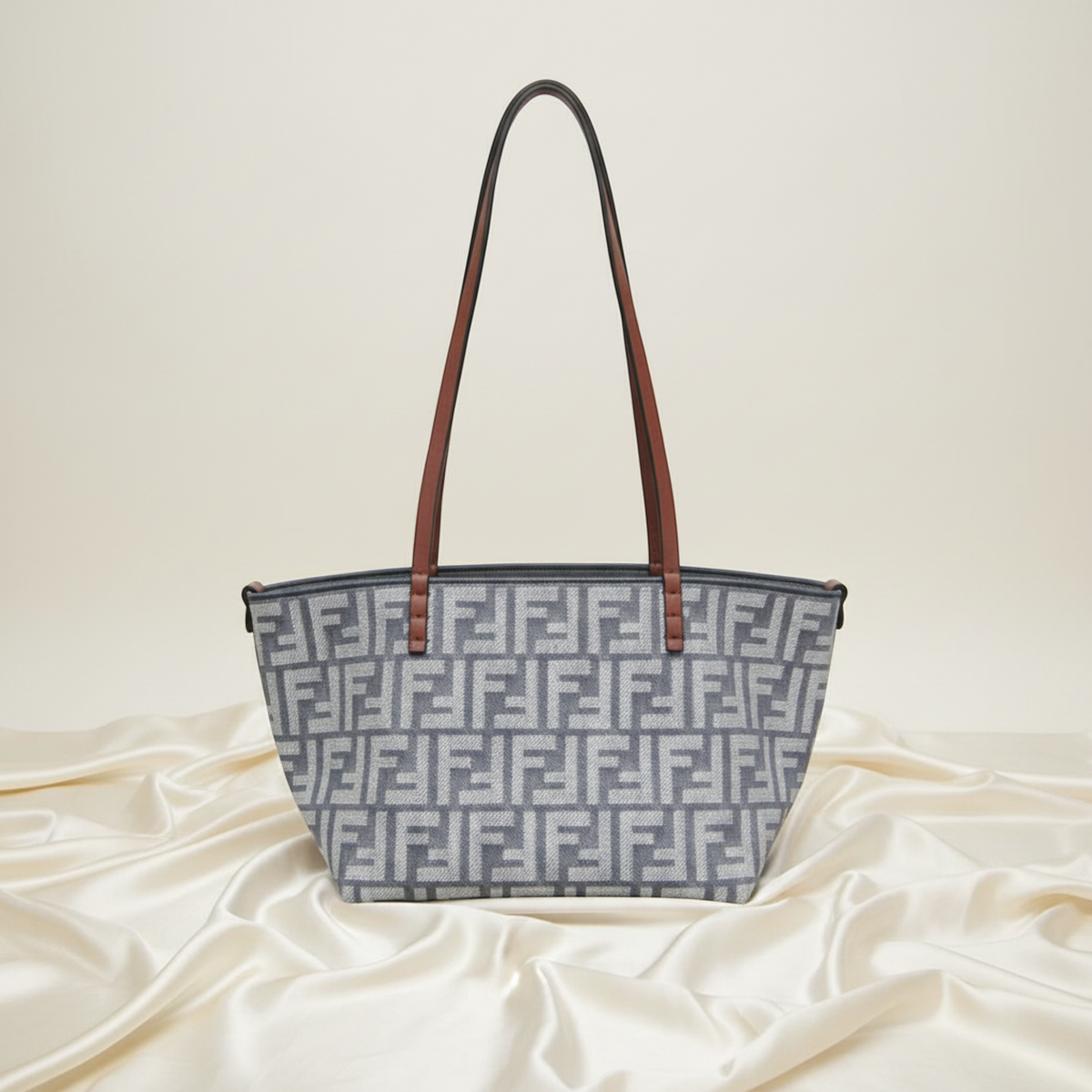 Fendi Roll · Reversible Canvas Tote