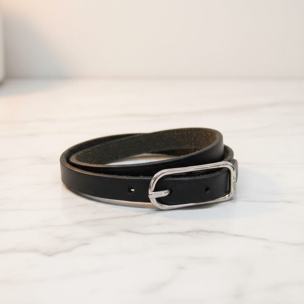 Hermès Hapi · 4-Strand Wrap · Leather